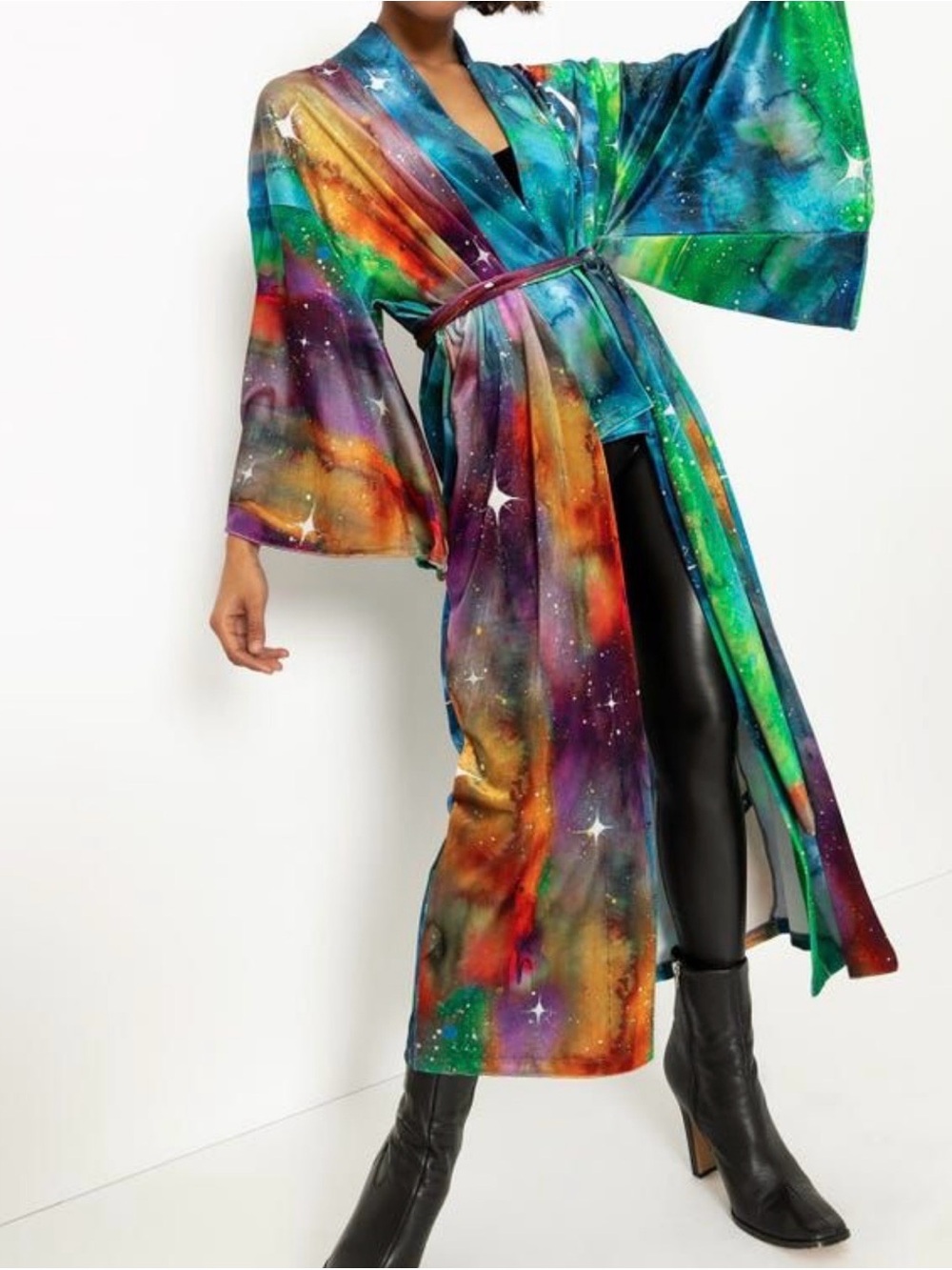 BLACKMILK Multicolor UNICORN VELVET Duster Robe - Women Jackets & Coats